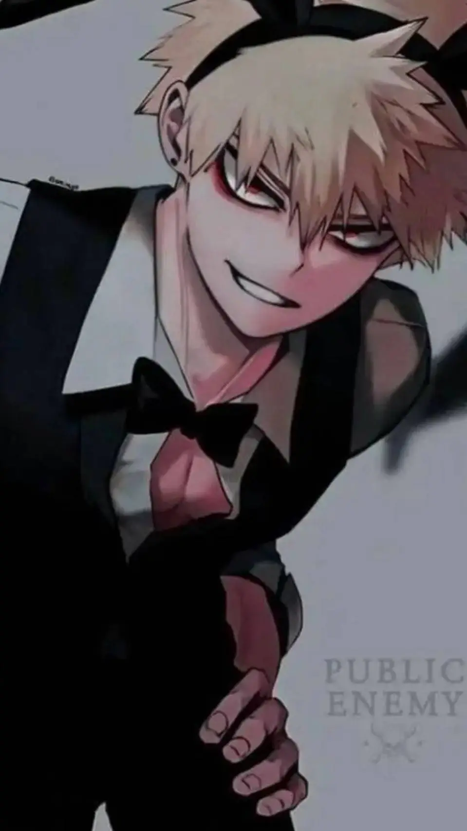 ai character: Bakugo conejo UwU background