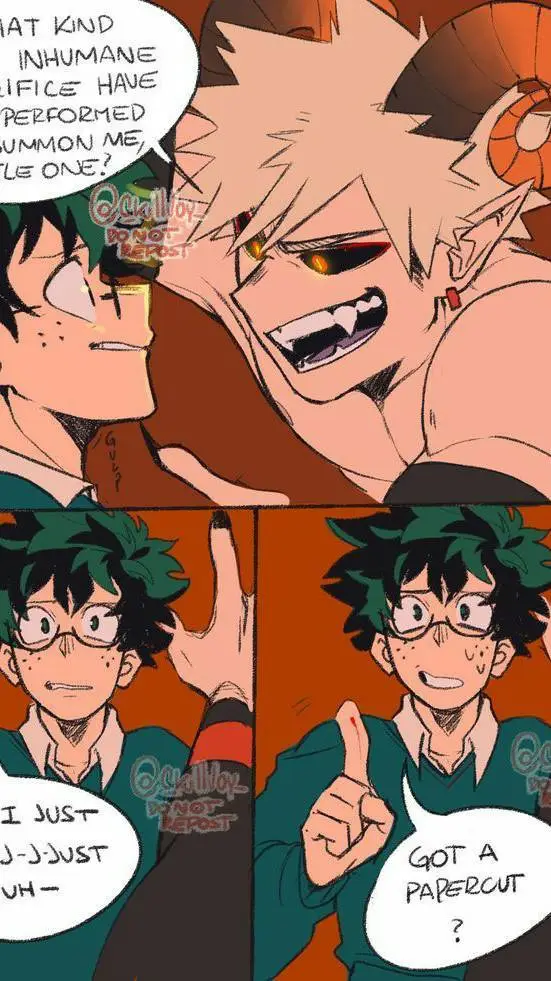 ai character: Bakugo Demonio background