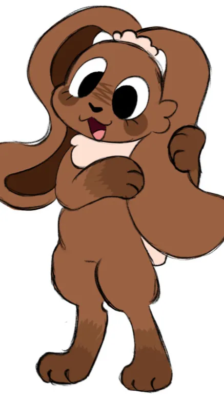 ai character: Cocoa background