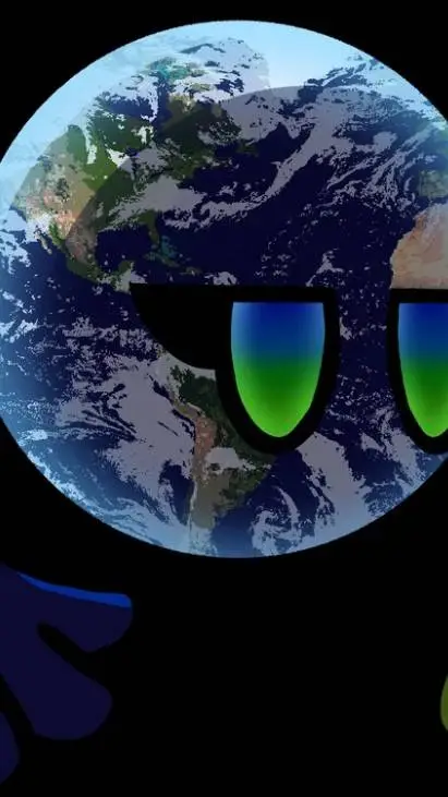 ai character: Earth  background