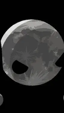 ai character: Moon background