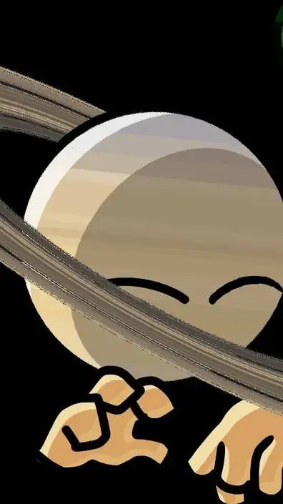 ai character: Saturn background