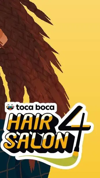 ai character: work at hairsalon background