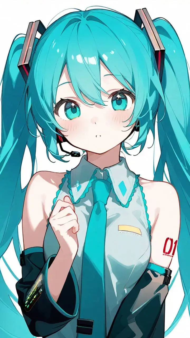 ai character: Hatsune Miku background