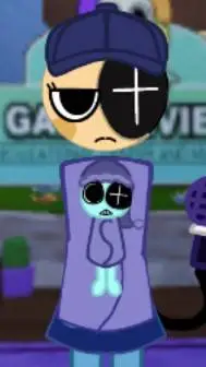 ai character: night background