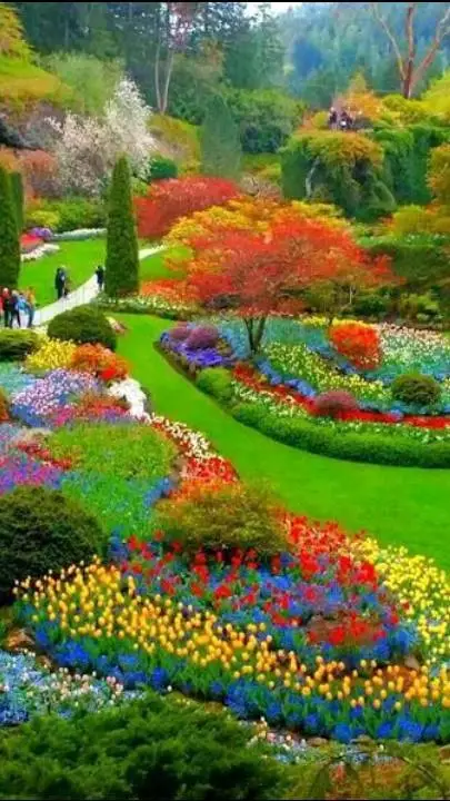 ai character: twisted garden background