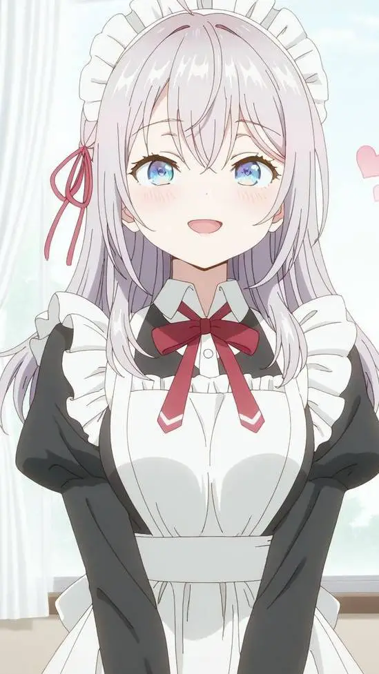 ai character: MAID ALYA SAN background