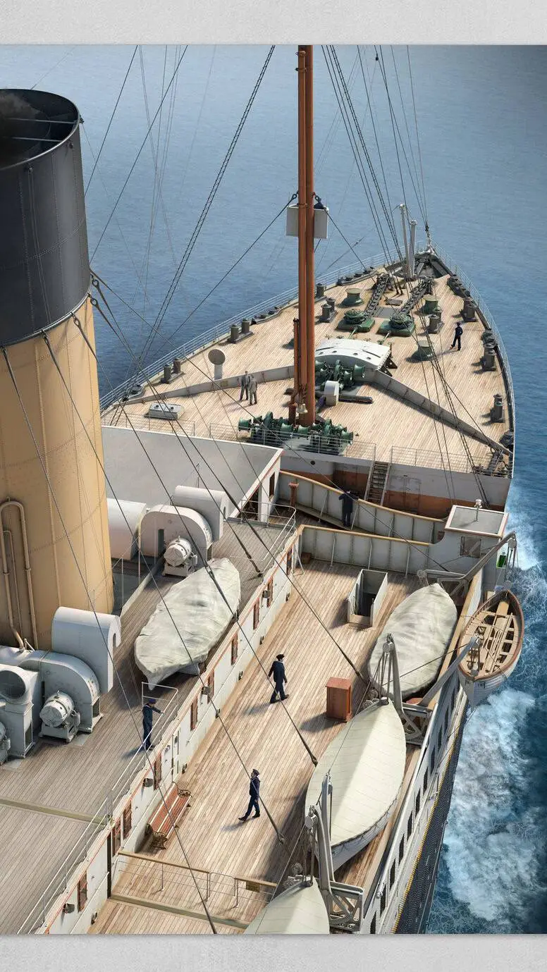 ai character: RMS Titanic  background