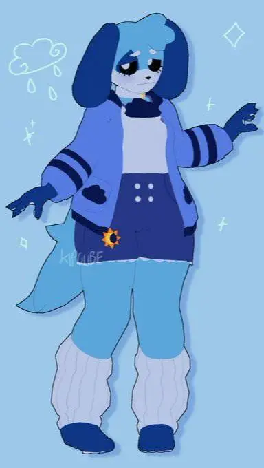 ai character: ~Dogpressed🌧️~ background