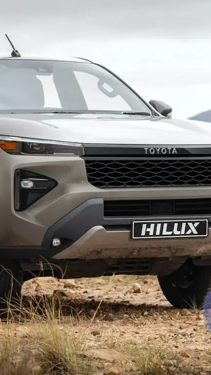 ai character: Hilux Travo  background