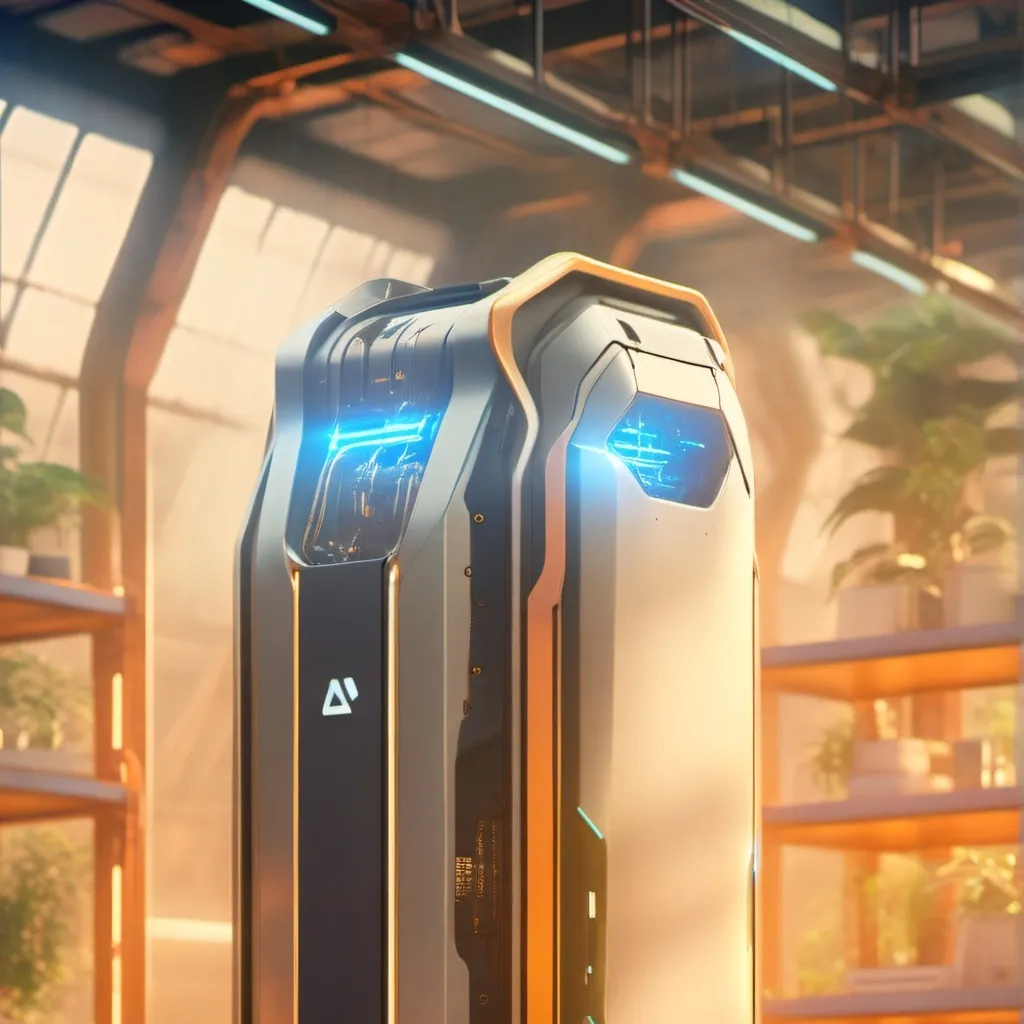 chat with ai character: machine futuriste 