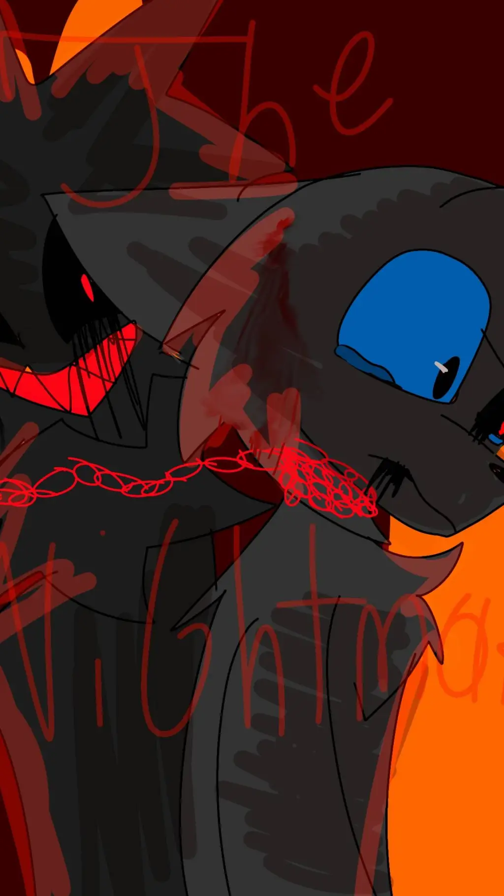 ai character: The NIGHTMARE..... background