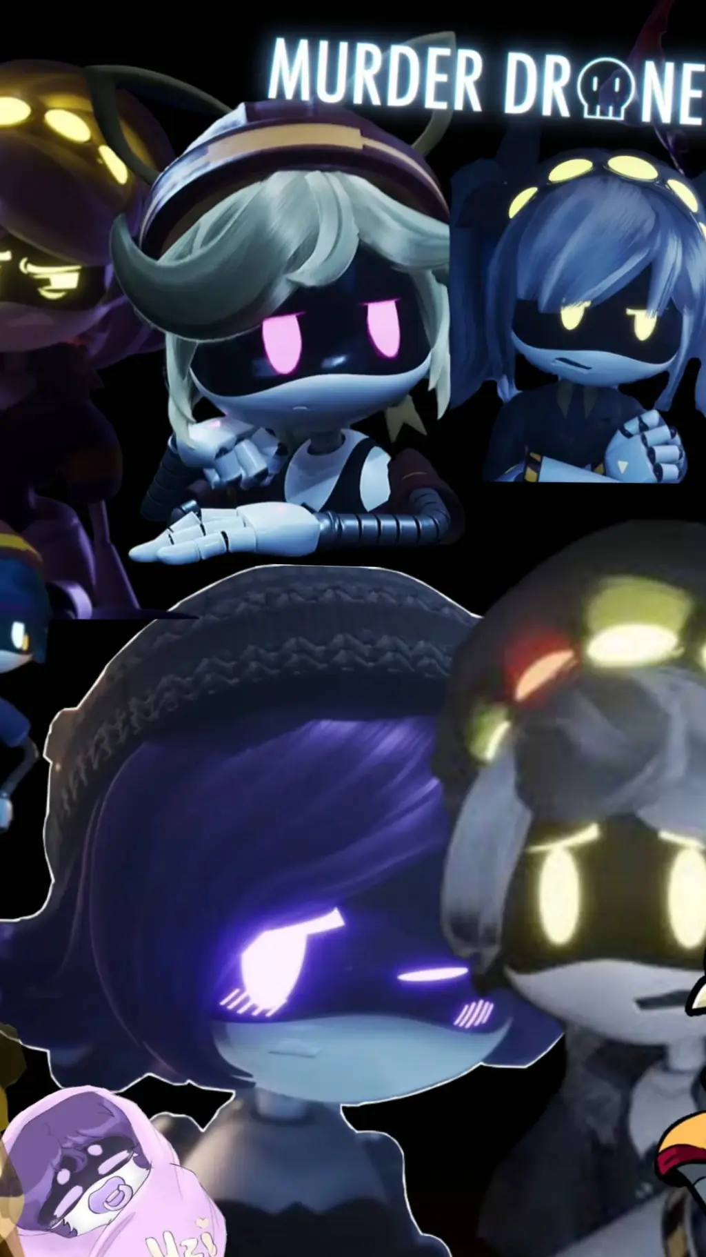ai character: Md you uzi child?! background