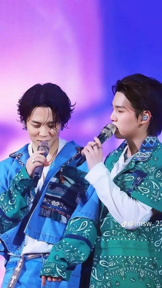 ai character: Jimin and Suga  background