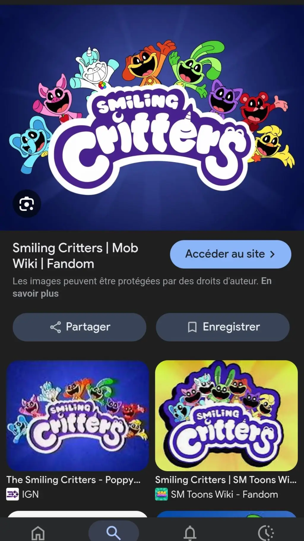 ai character: smiling critters  background