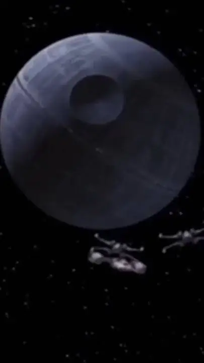 ai character: death star background