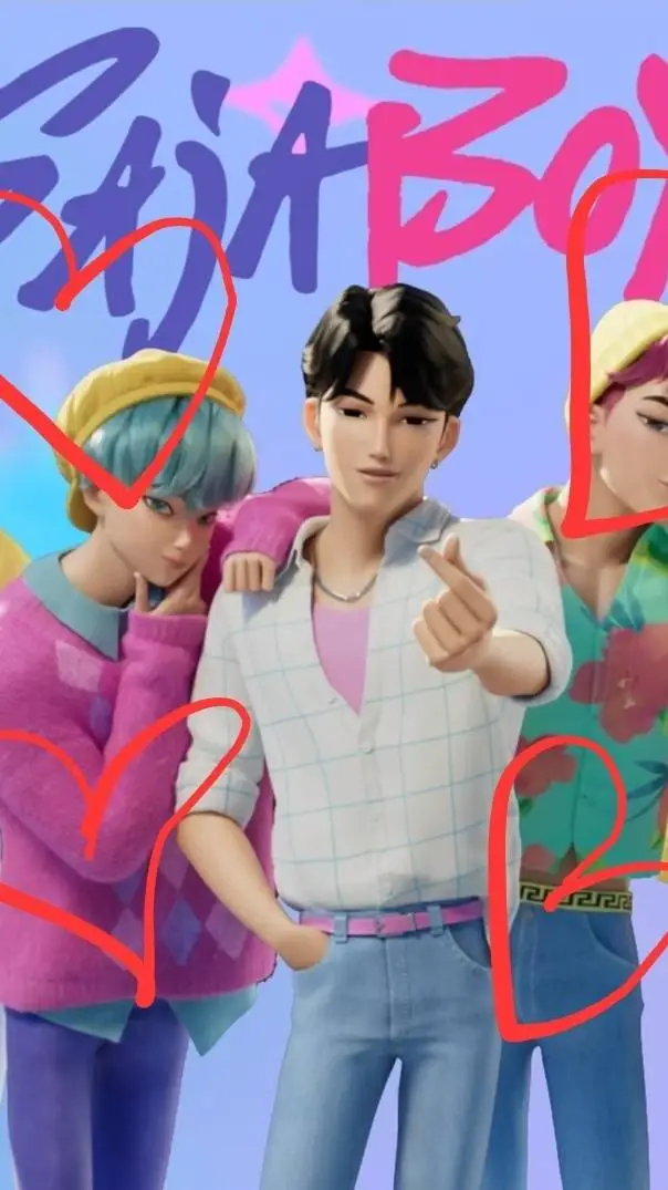 ai character: Kpop demon hunters background