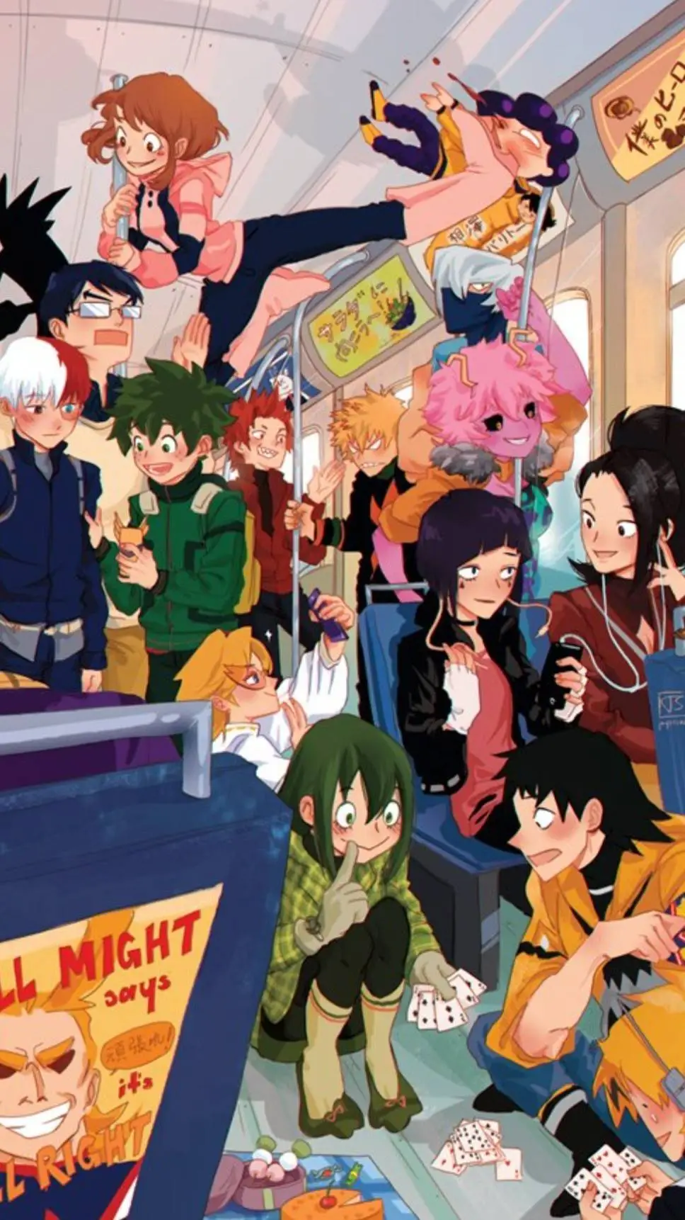 ai character: Sleepover. background