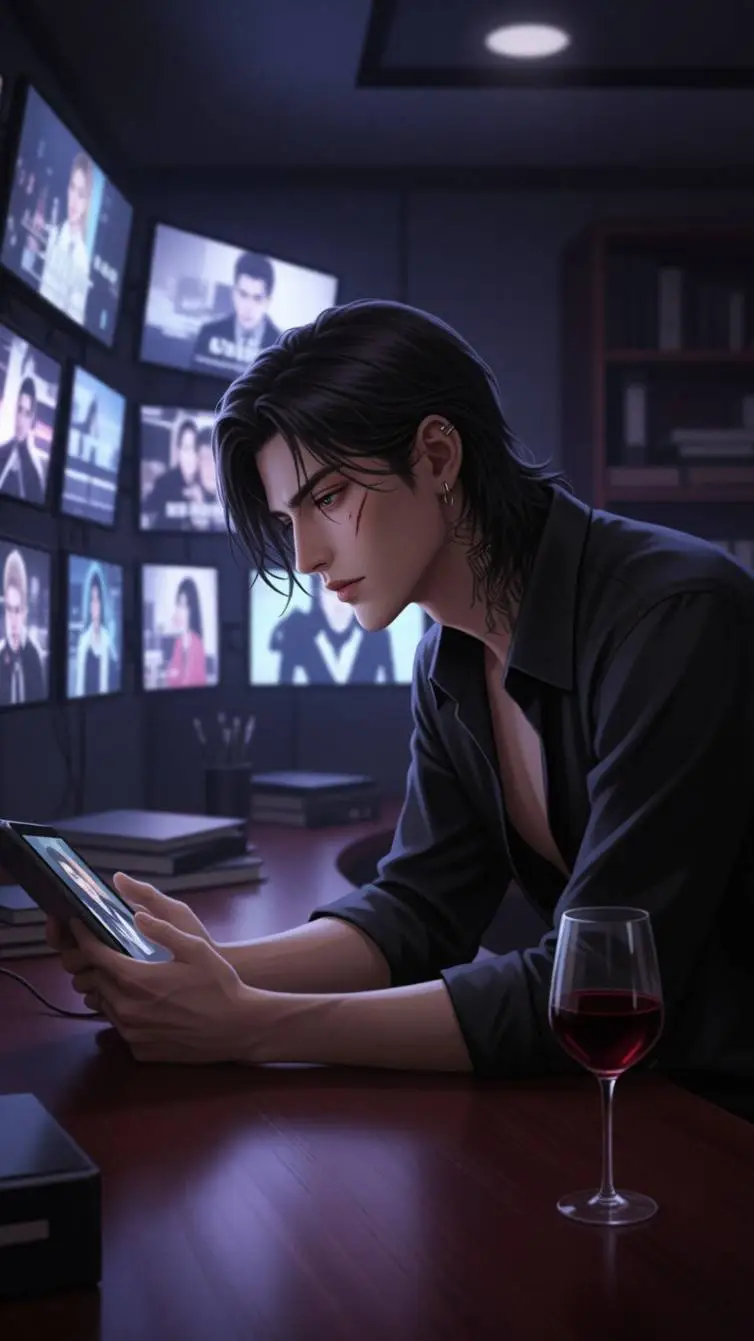 ai character: brothers friend 🖤✨ background