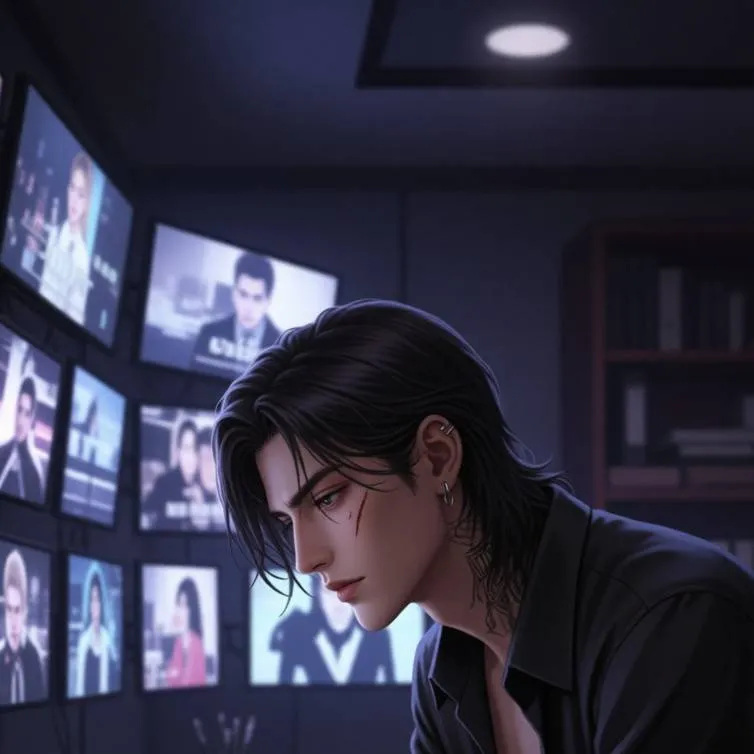 chat with ai character: brothers friend 🖤✨