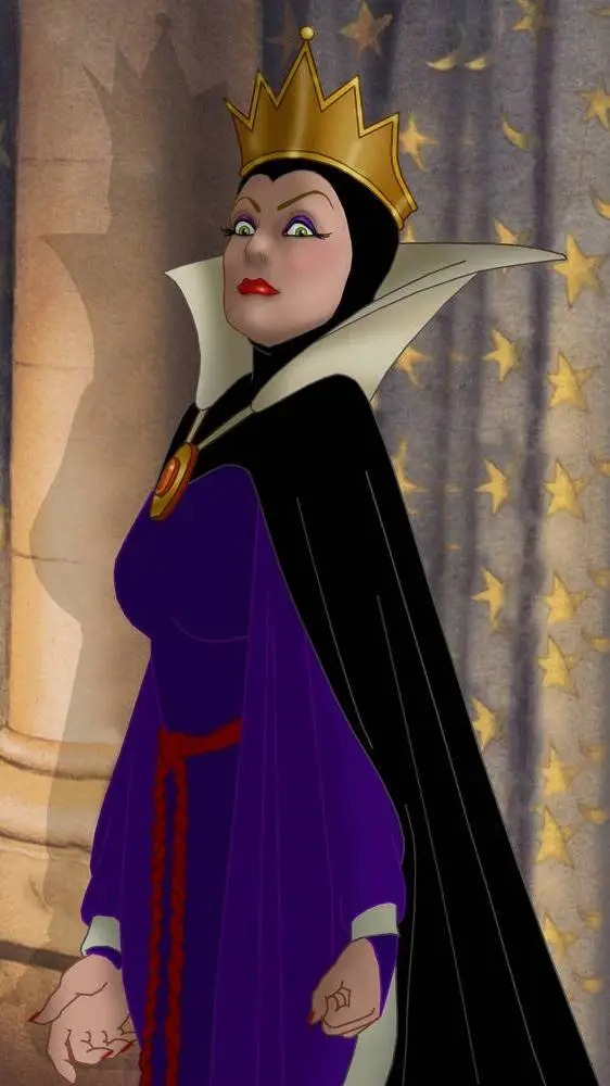 ai character: Queen Grimhilde  background