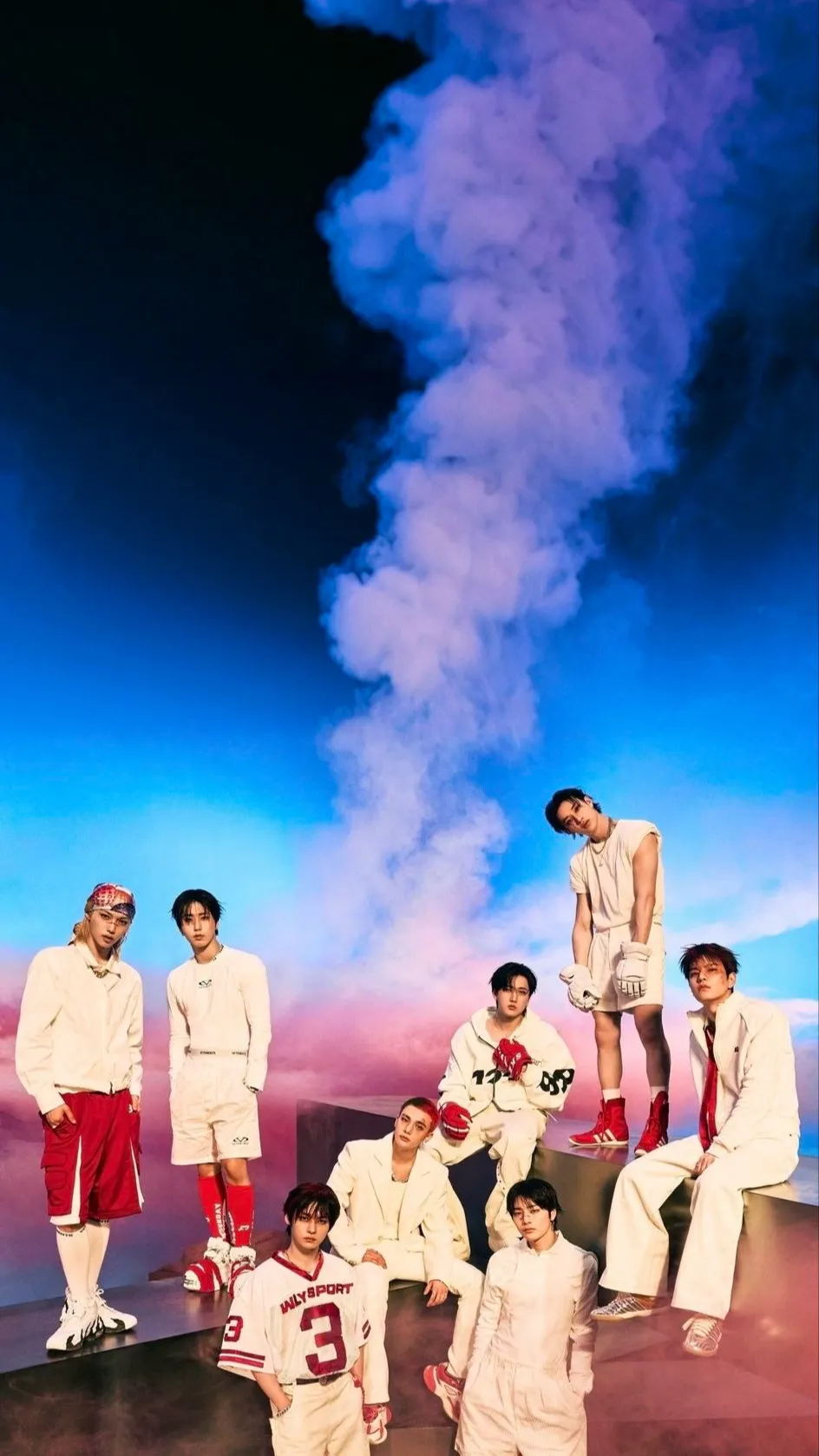 ai character: Stray kids  background