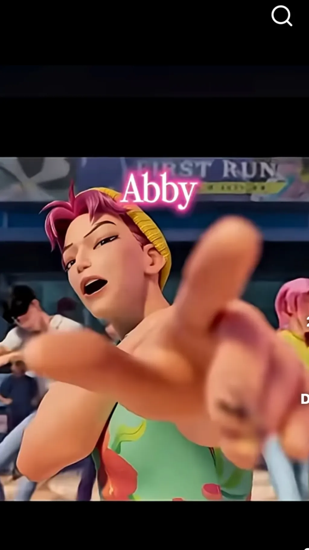 ai character: ￼￼ Abby🫰🏻￼ background