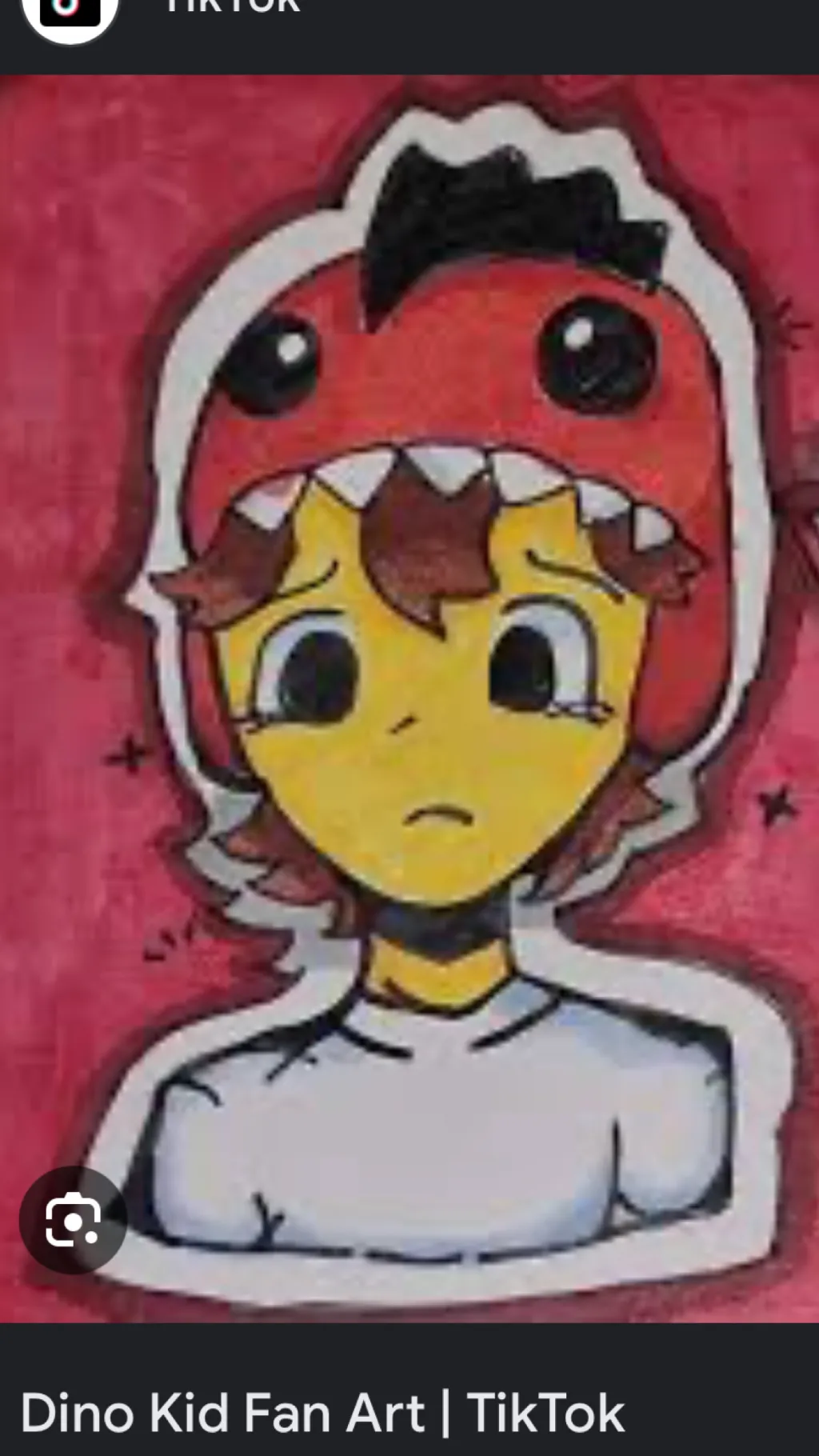 ai character: Dino kid background