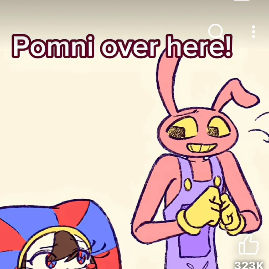 chat with ai character: Nicejax x Pomni￼