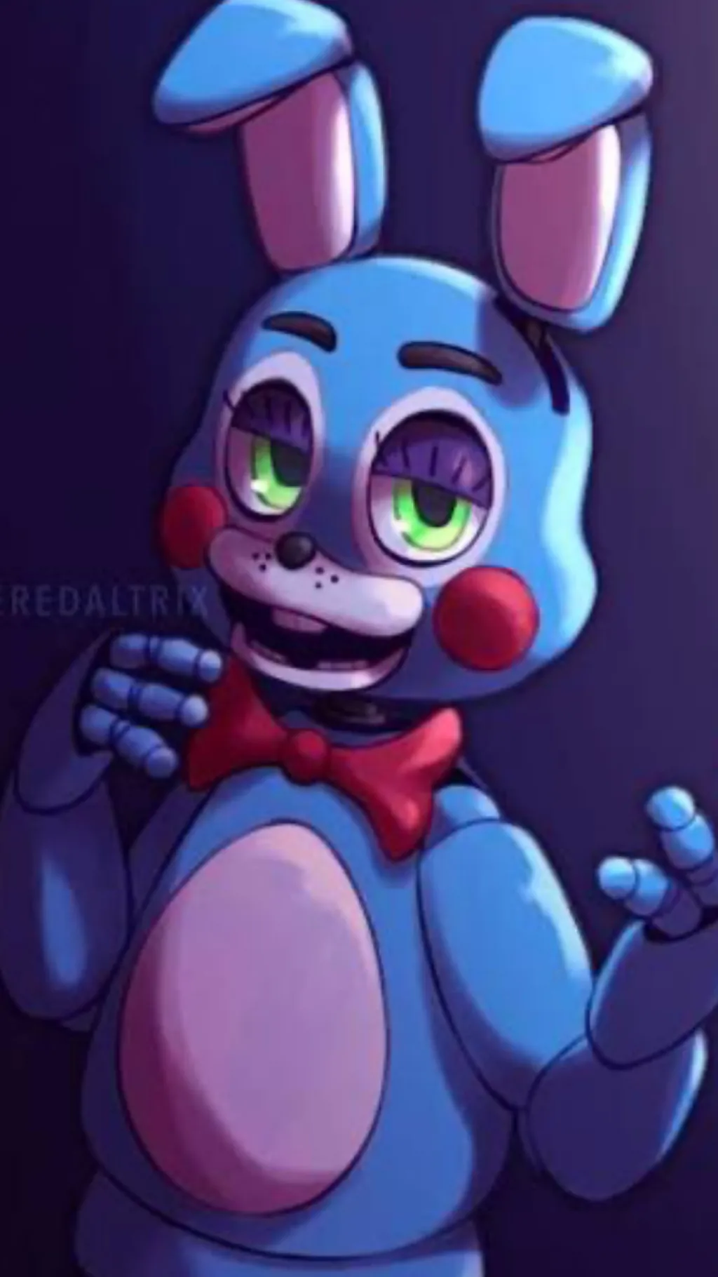 ai character: ToyBonnie🤘 background