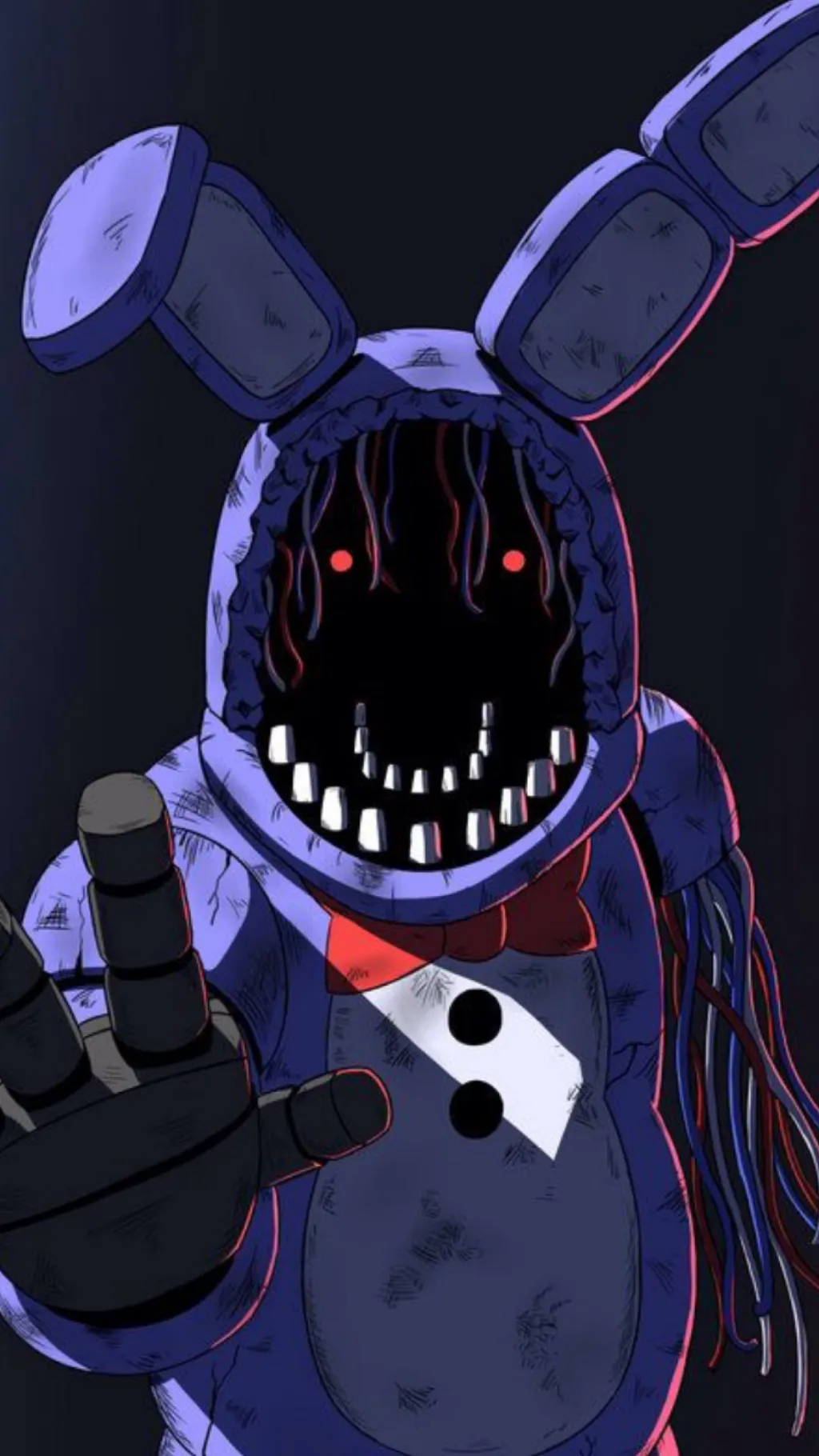 ai character: Withered Bonnie background