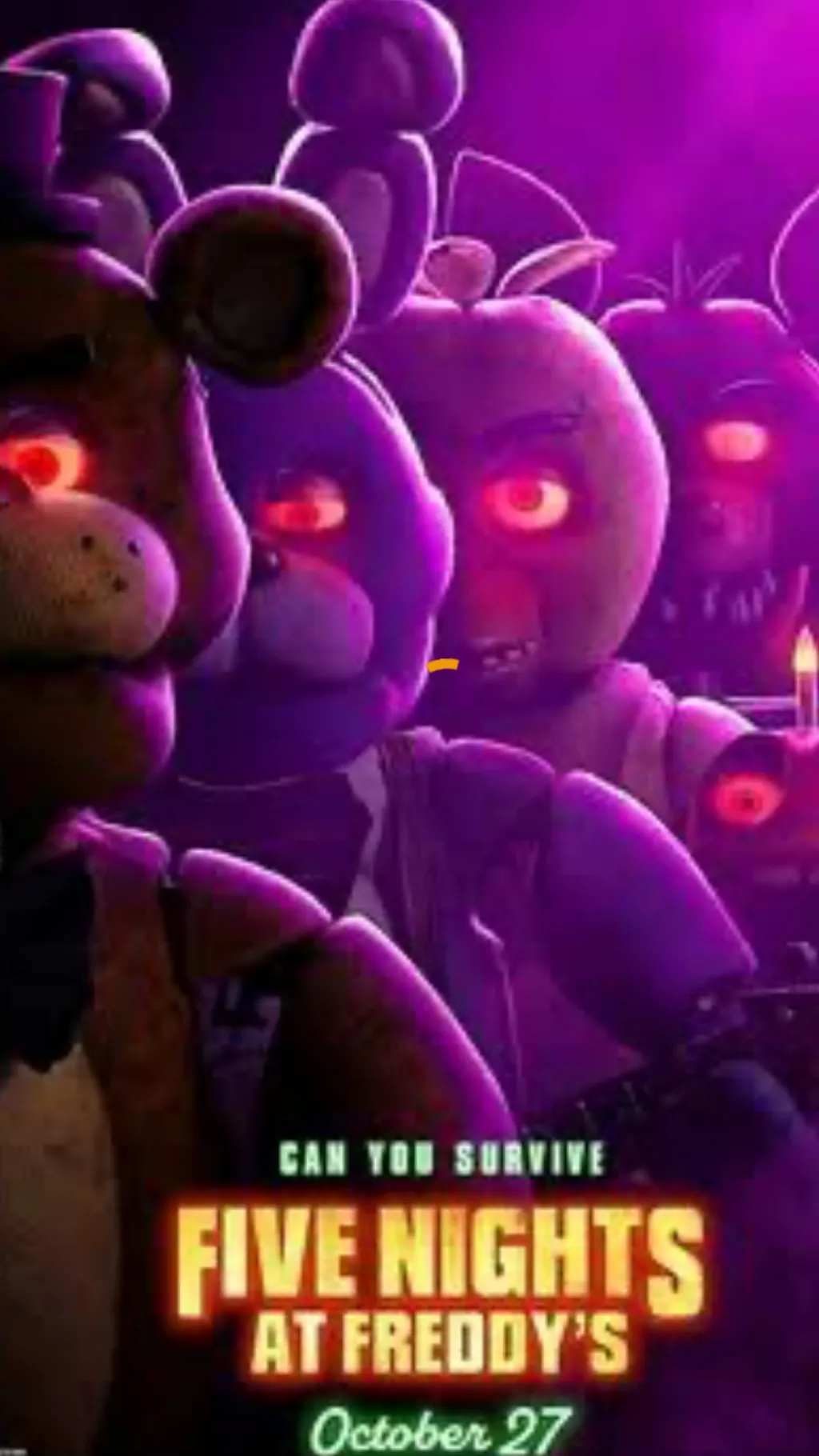 ai character: ￼ Fnaf ￼1 background