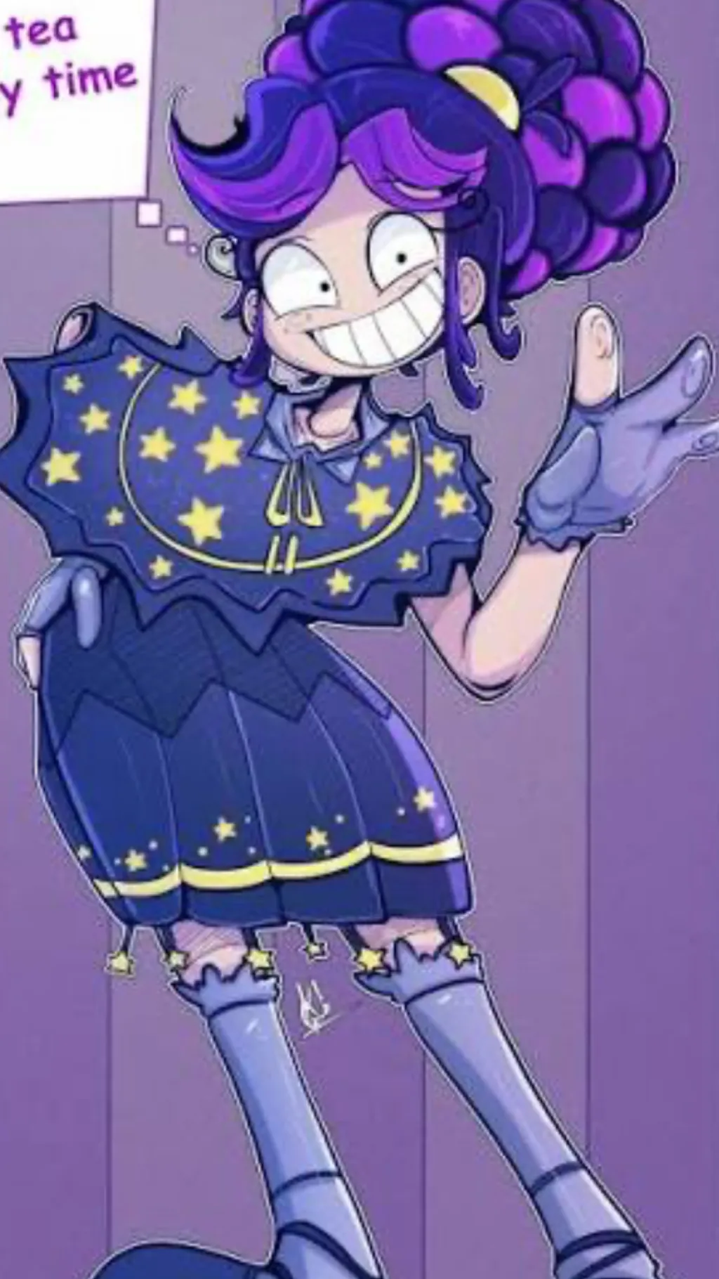 ai character: Lilly love braids background