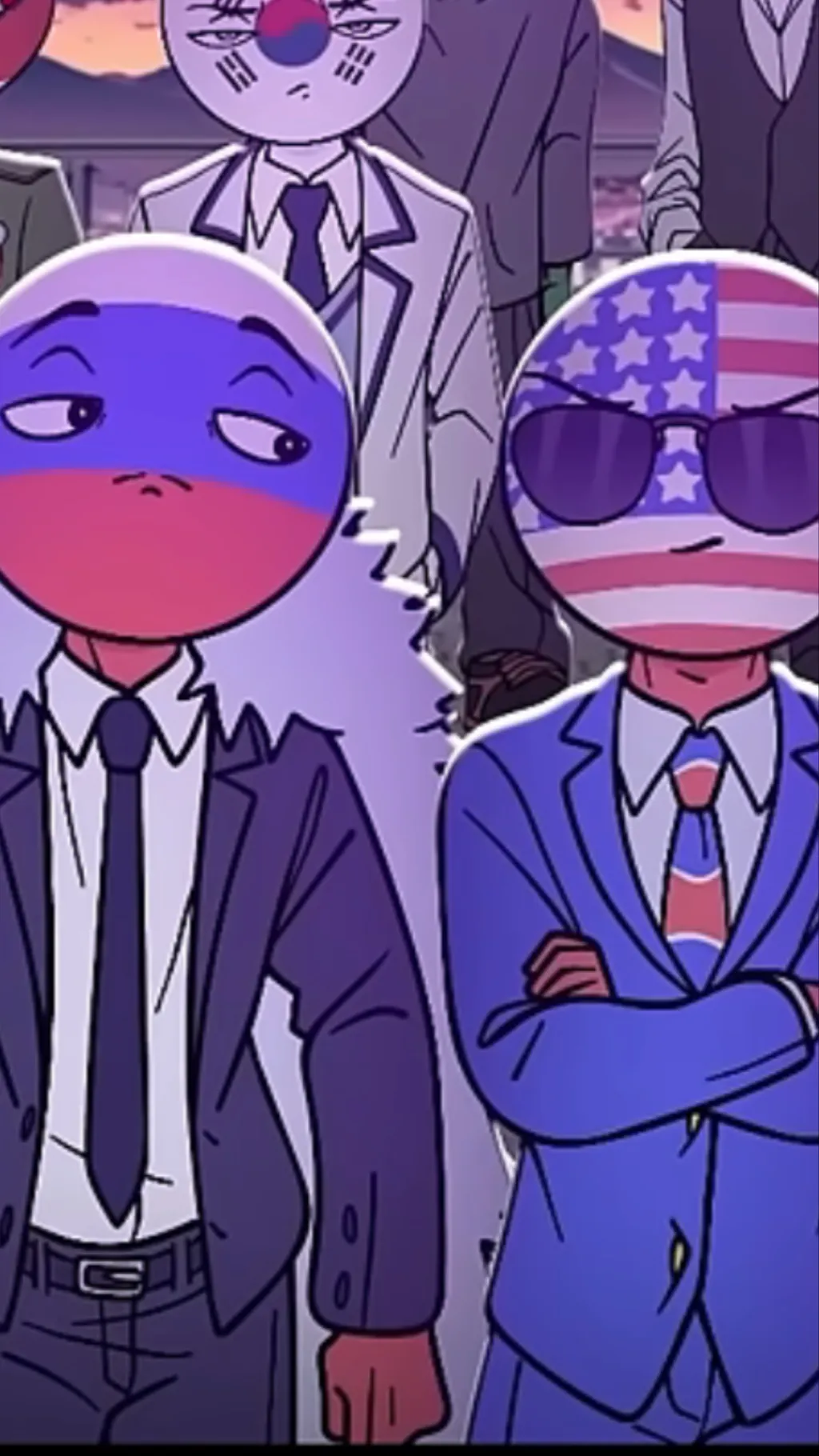ai character: RussiaX￼￼USA background