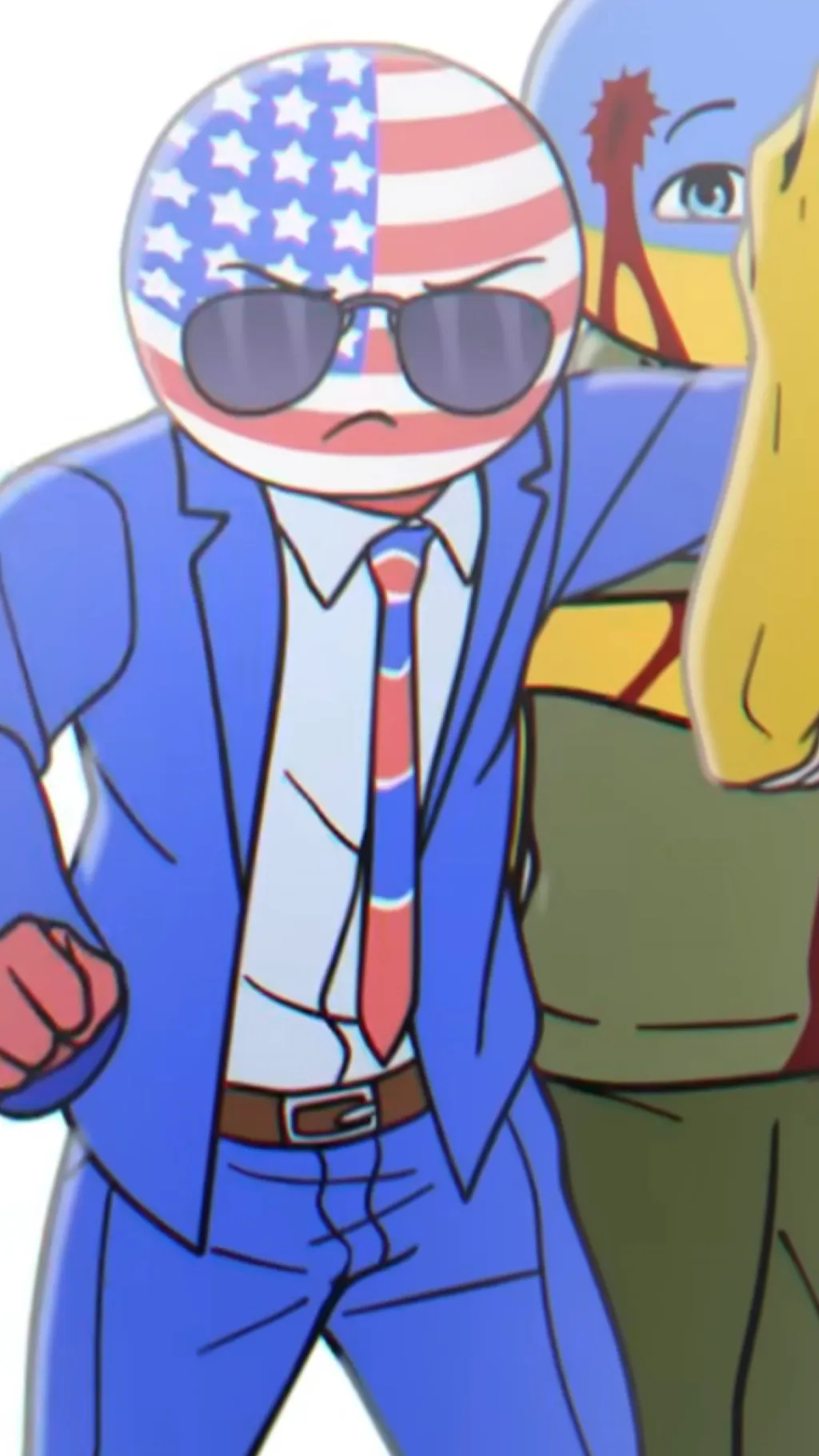 ai character: 🇺🇸USA  background