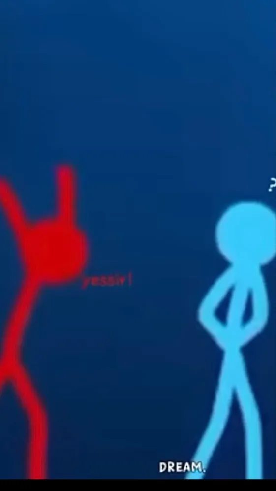 ai character: BlueXred￼ background