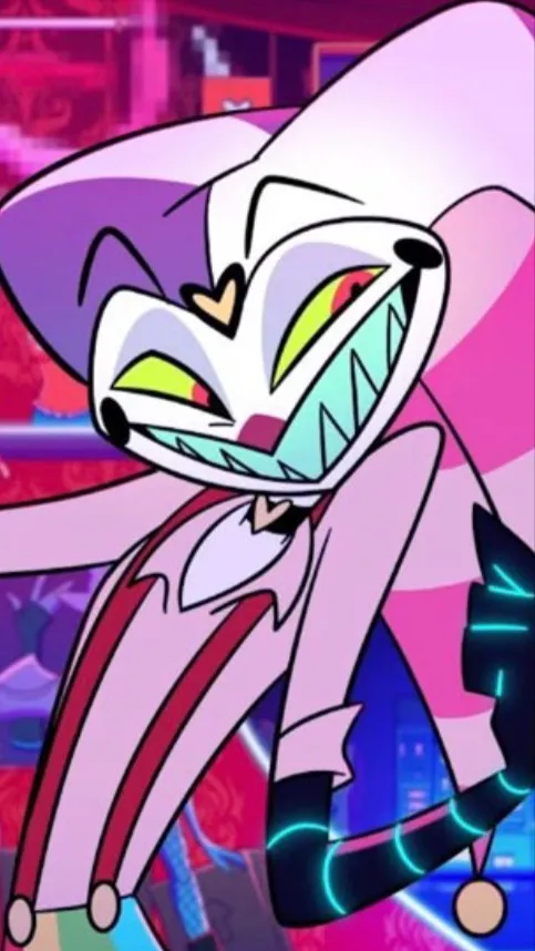 ai character: Fizz🩵💜🩵💜🩵 background