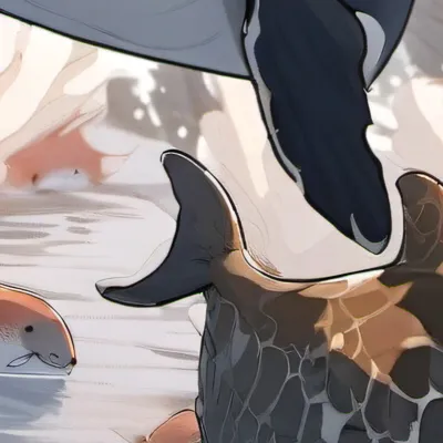 chat with ai character: Soul animal (water