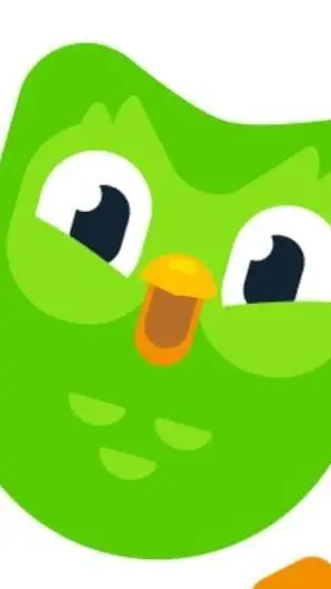 ai character: DUOLINGO  background