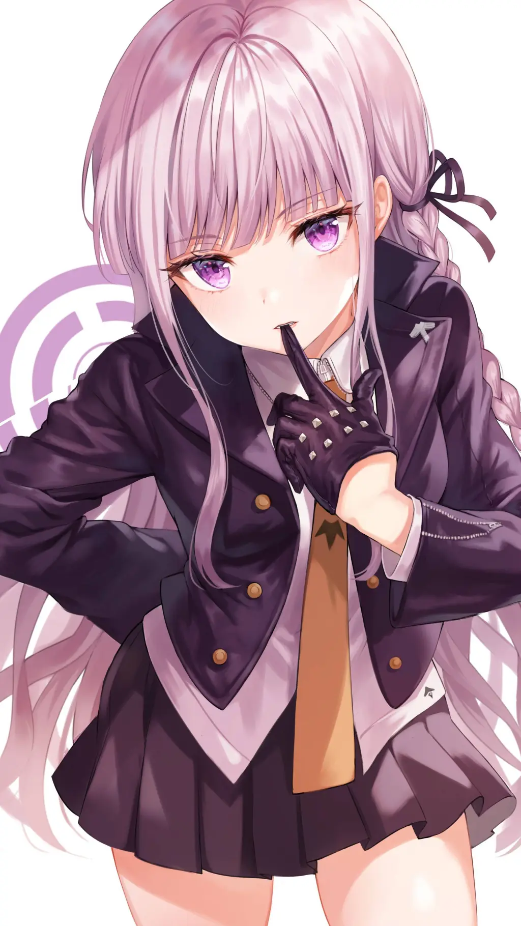 ai character: Kyoko kirigiri  background