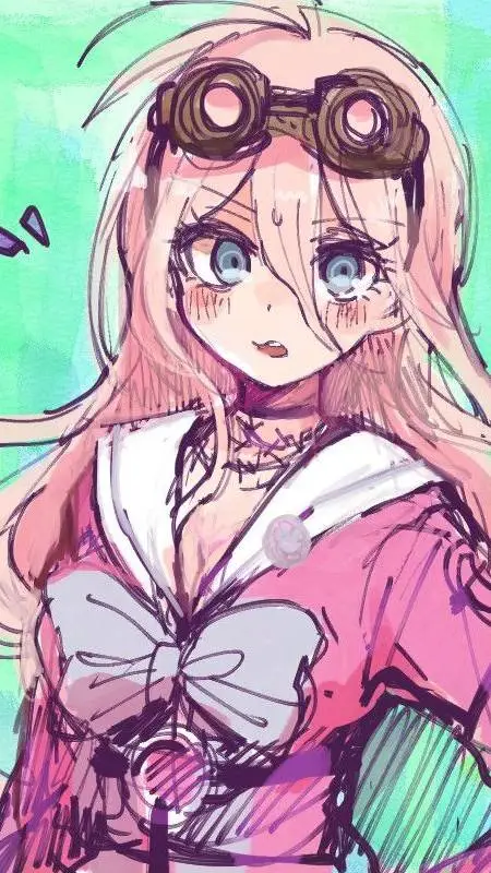 ai character: miu iruma  background