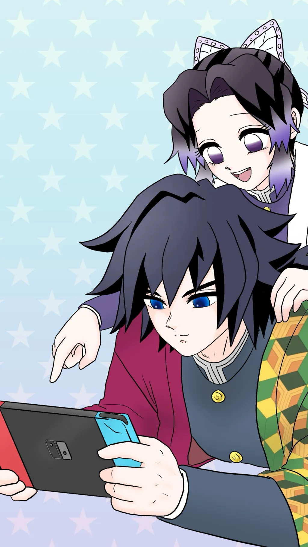 ai character: Giyushino  background