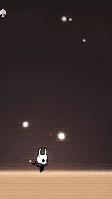 ai character: hollow knight  background