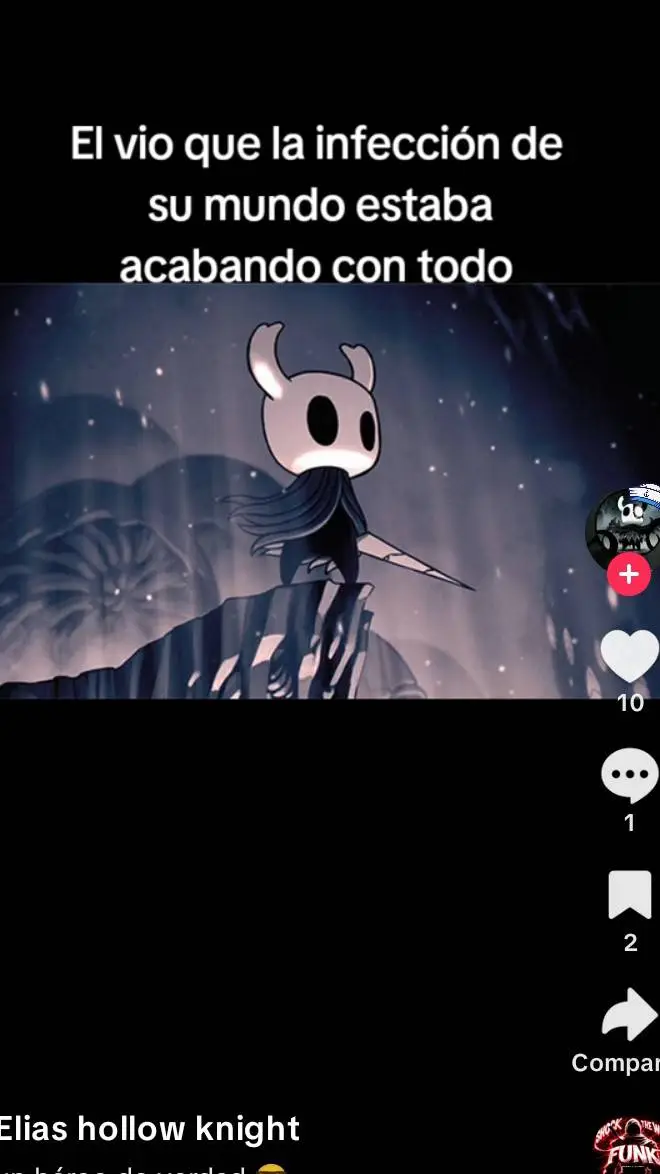 ai character: el hollow knight  background