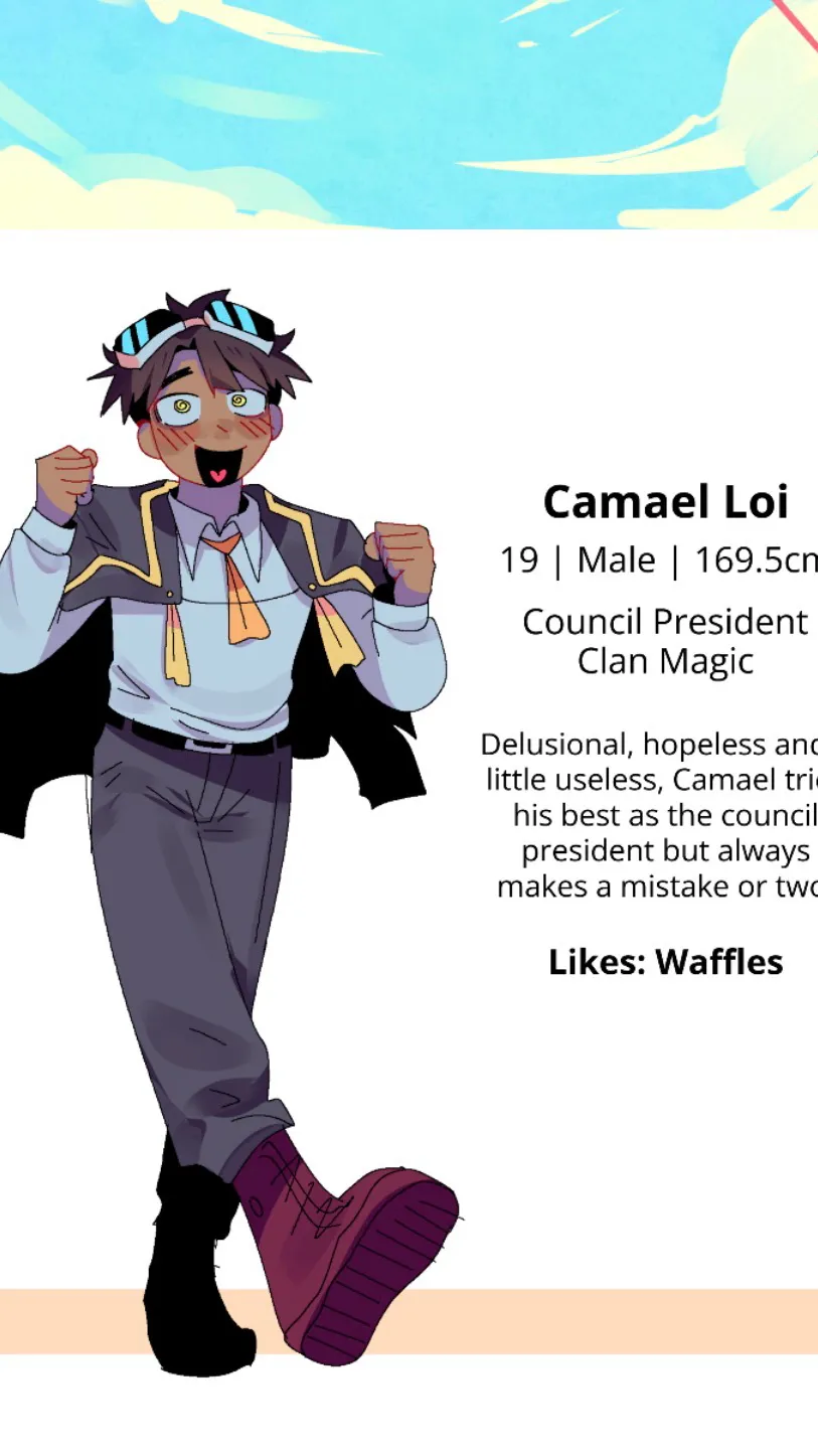 ai character: Camael Loi background