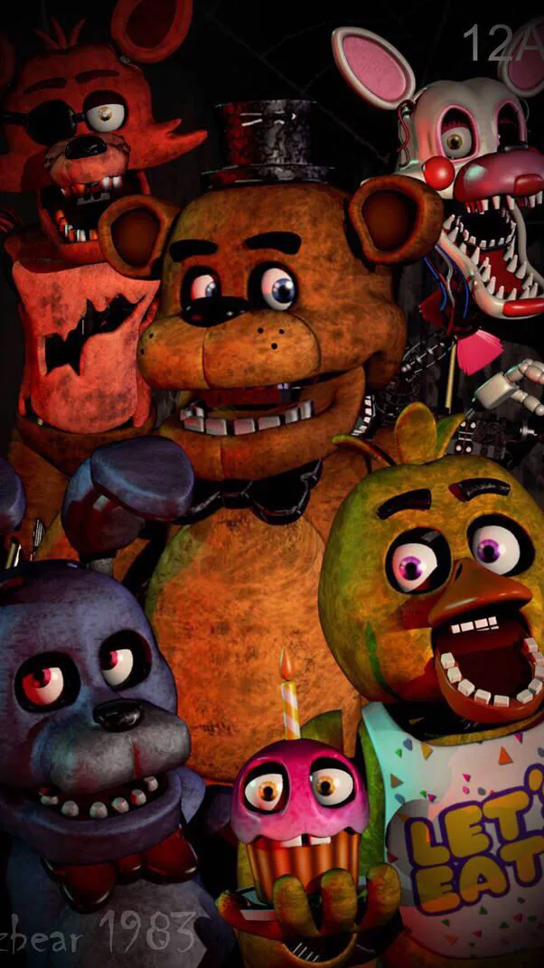 ai character: Fnaf 1-3 background