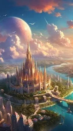ai character: Magicworld ur pov background