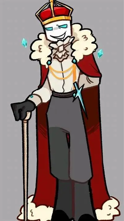 ai character: Cruel king before💀 background