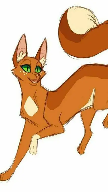 ai character: 🧡белка🧡 background