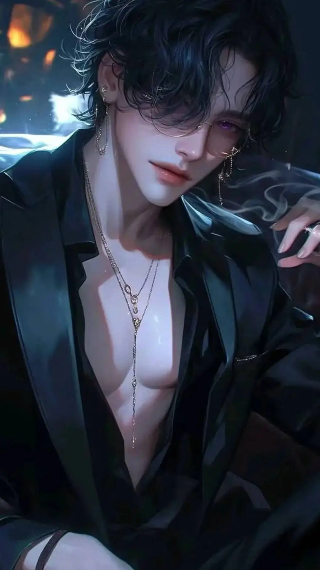 ai character: 💙Аксель💛 background